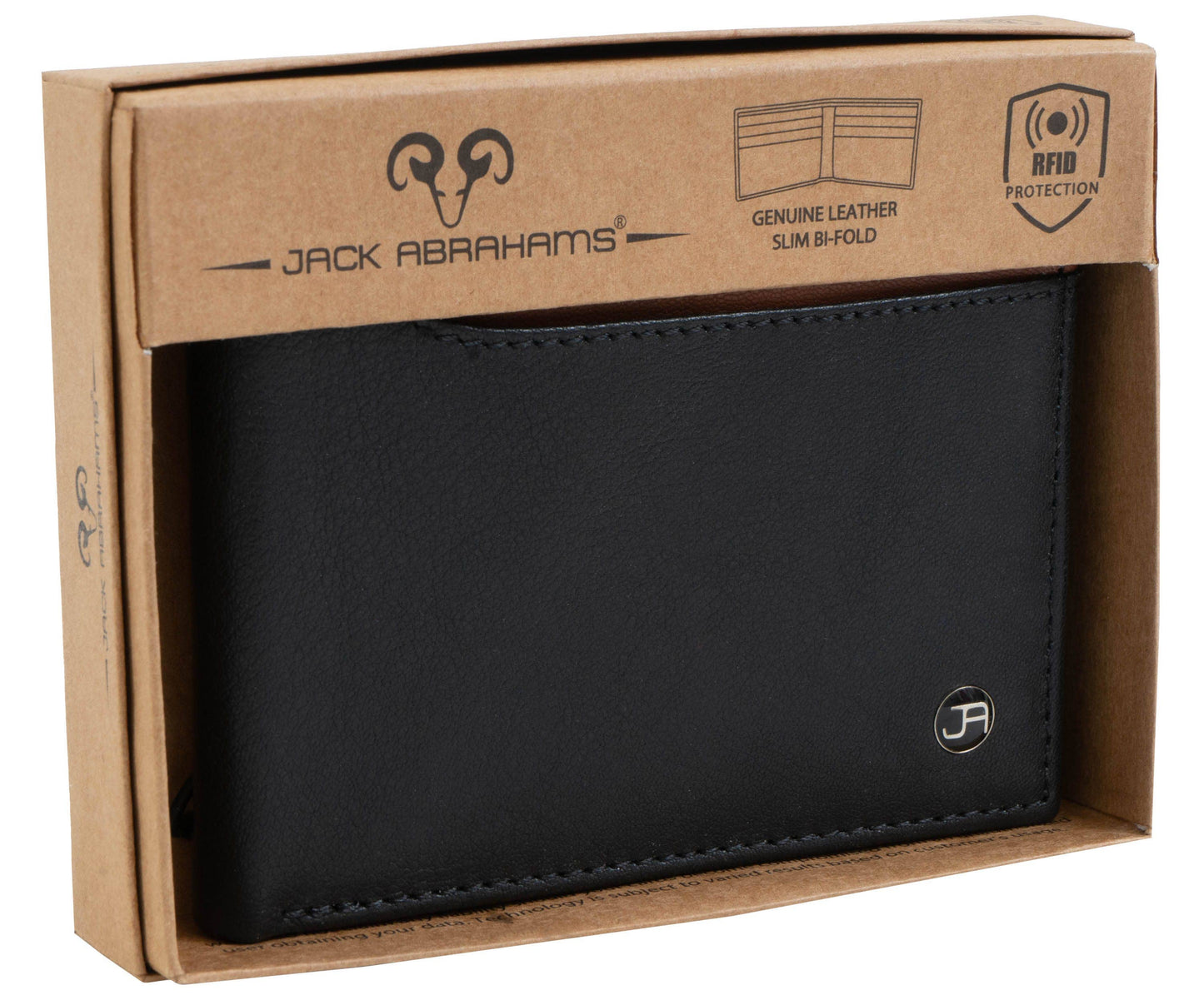 Jack Abrahams Goat Nappa Leather Bi-Fold Wallet