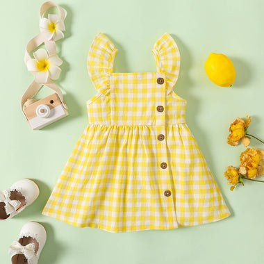Baby/Toddler Girl Gingham Dress.