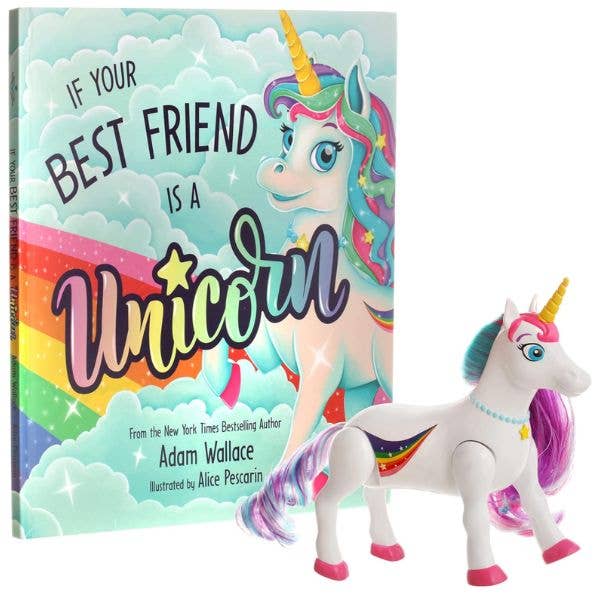 Best Friend Unicorn Book with 8" Unicorn