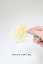 Sunflower Bloom Sticker.