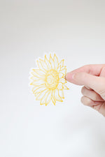 Sunflower Bloom Sticker.