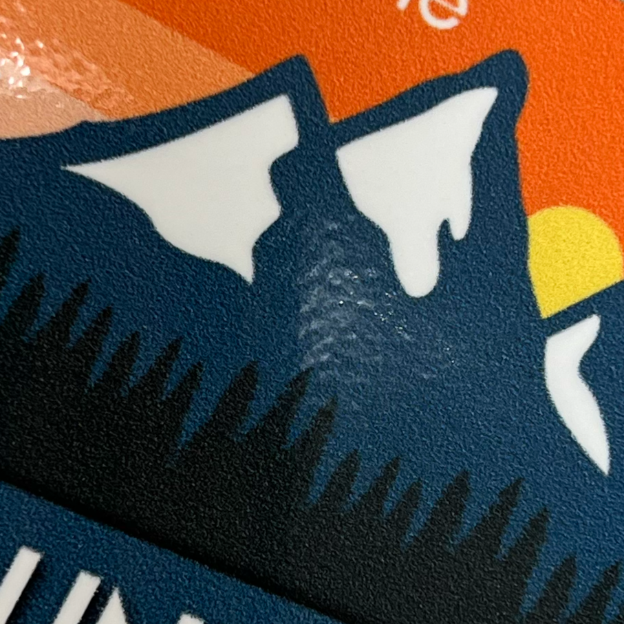 Let's go to Mountains Sticker.