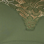 High Neck Lace Bralette w/Double Strap Detail.