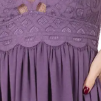 Crochet Lace Long Camisole/Top.