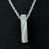 Shorty Ski Necklace - Silver Plated.