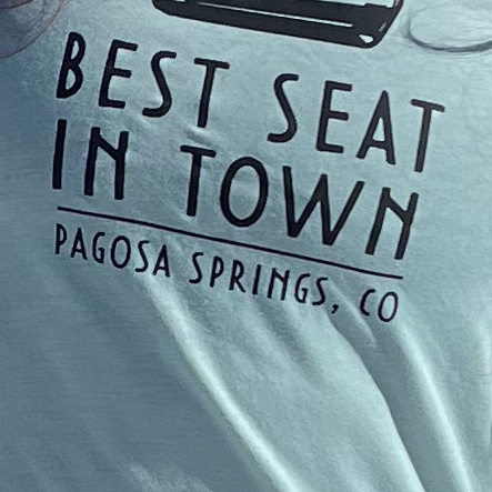 "Best Seat in Town" Graphic Tee.