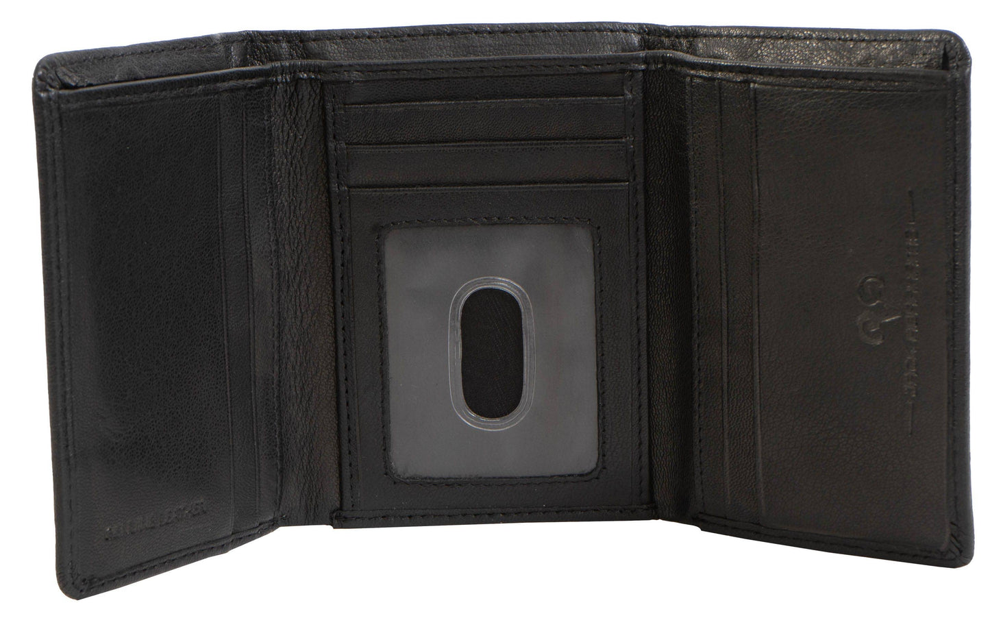 Jack Abrahams Goat Nappa Leather Tri-Fold Wallet