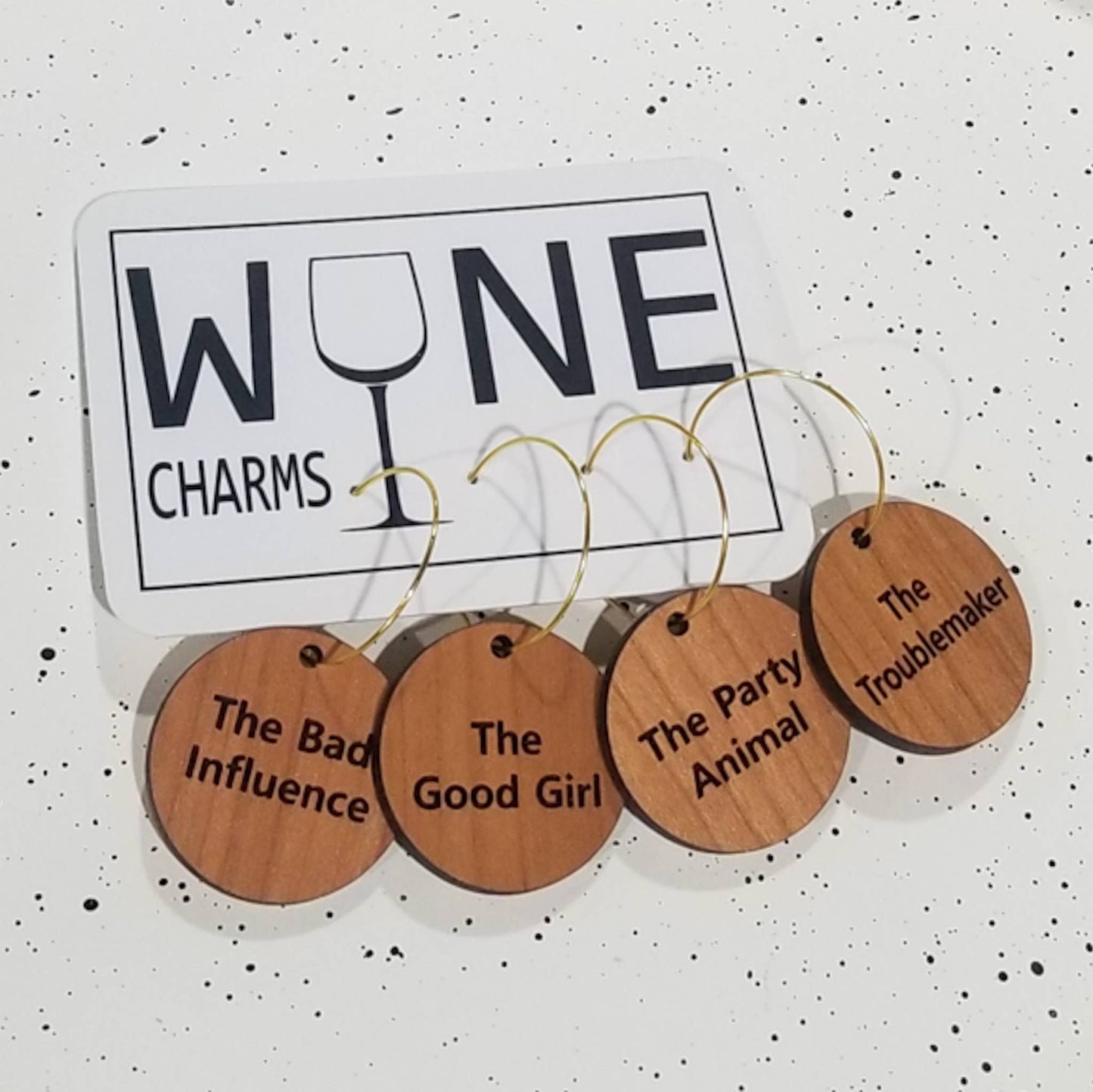 Party Animal Wine Charms: Cherry