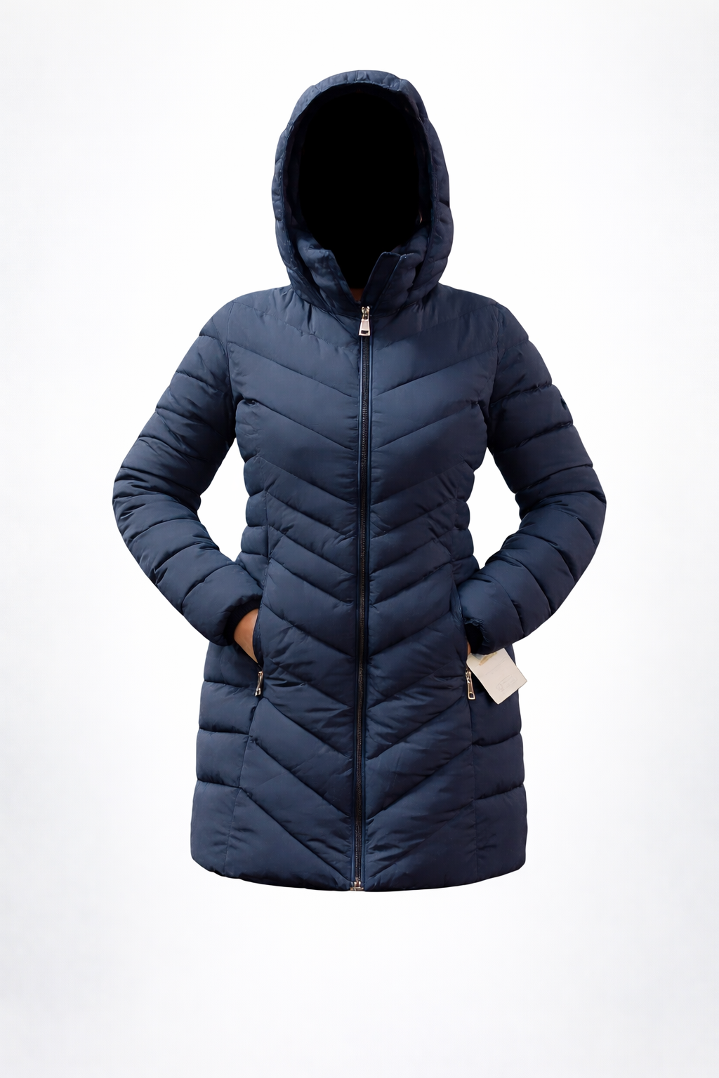 DKNY Quilted Hooded Puffer Coat - NWT
