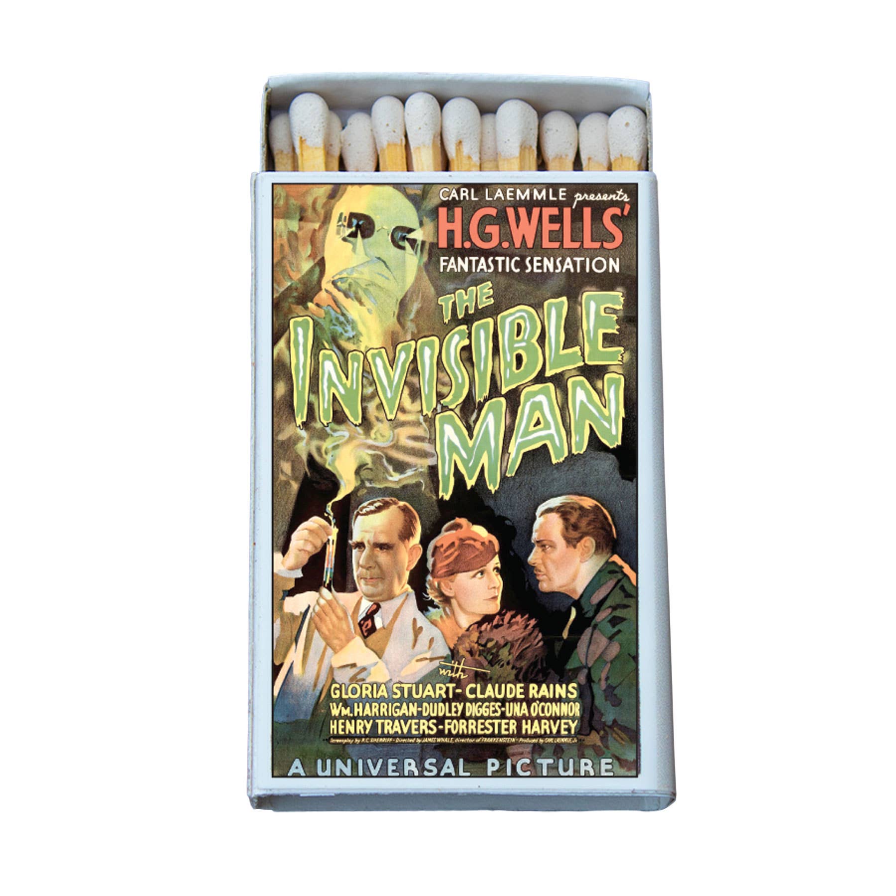 Matches • Monster Movie Poster • The Invisible Man