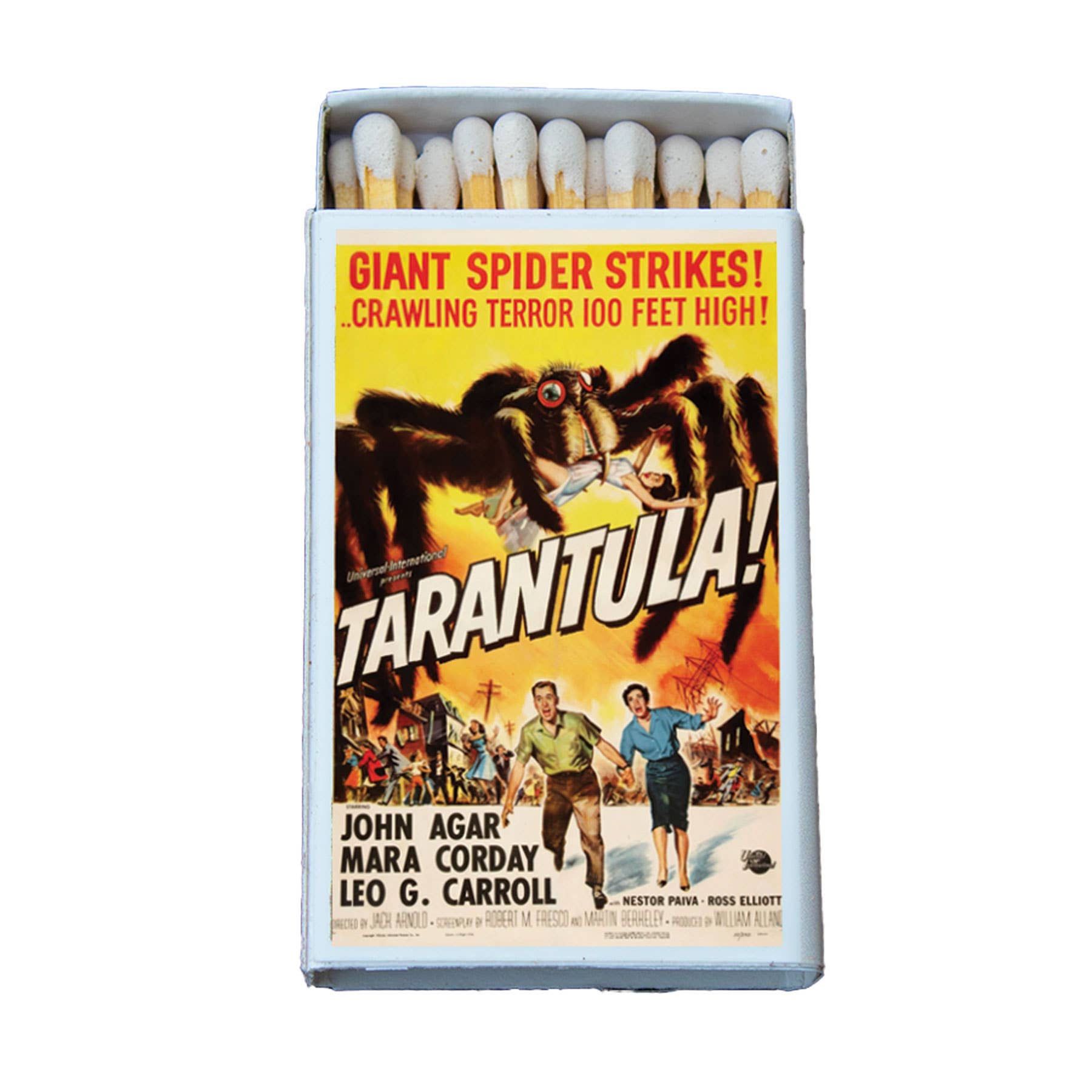 Matches • Classic Movie Thriller TARANTULA!• Home Decor for Candles