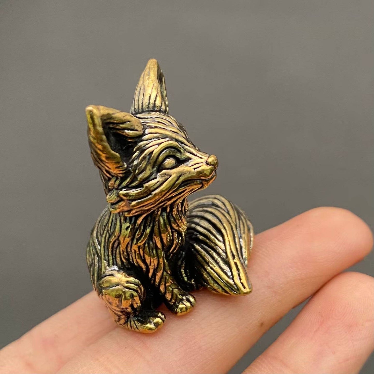 Brass Little Fox Crafts Desktop Figurine