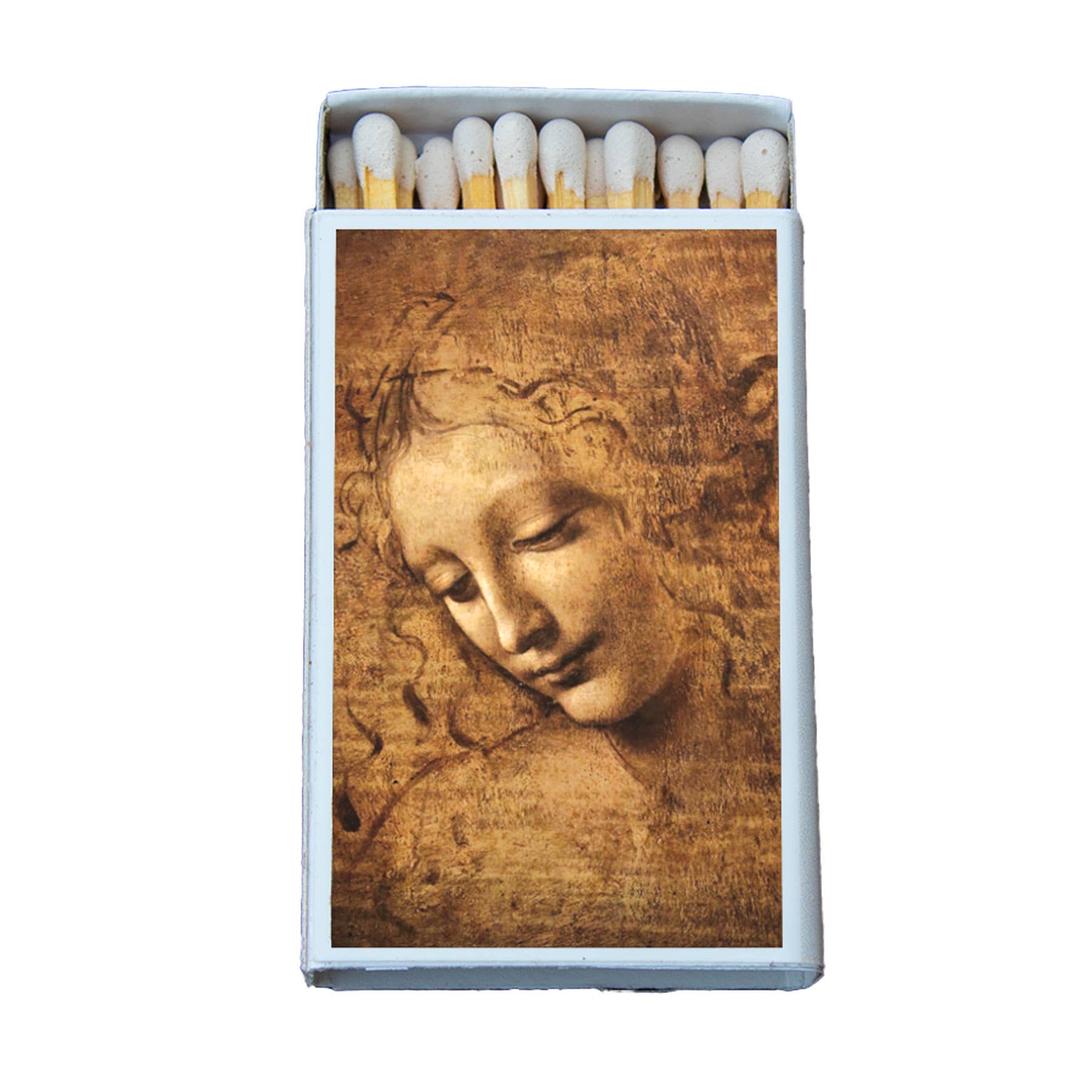 Matches •Art •Da Vinci La Scapigliata•Home Decor for Candles