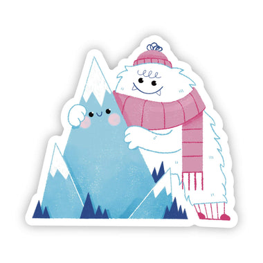 Yeti and Mountain Friends Sticker