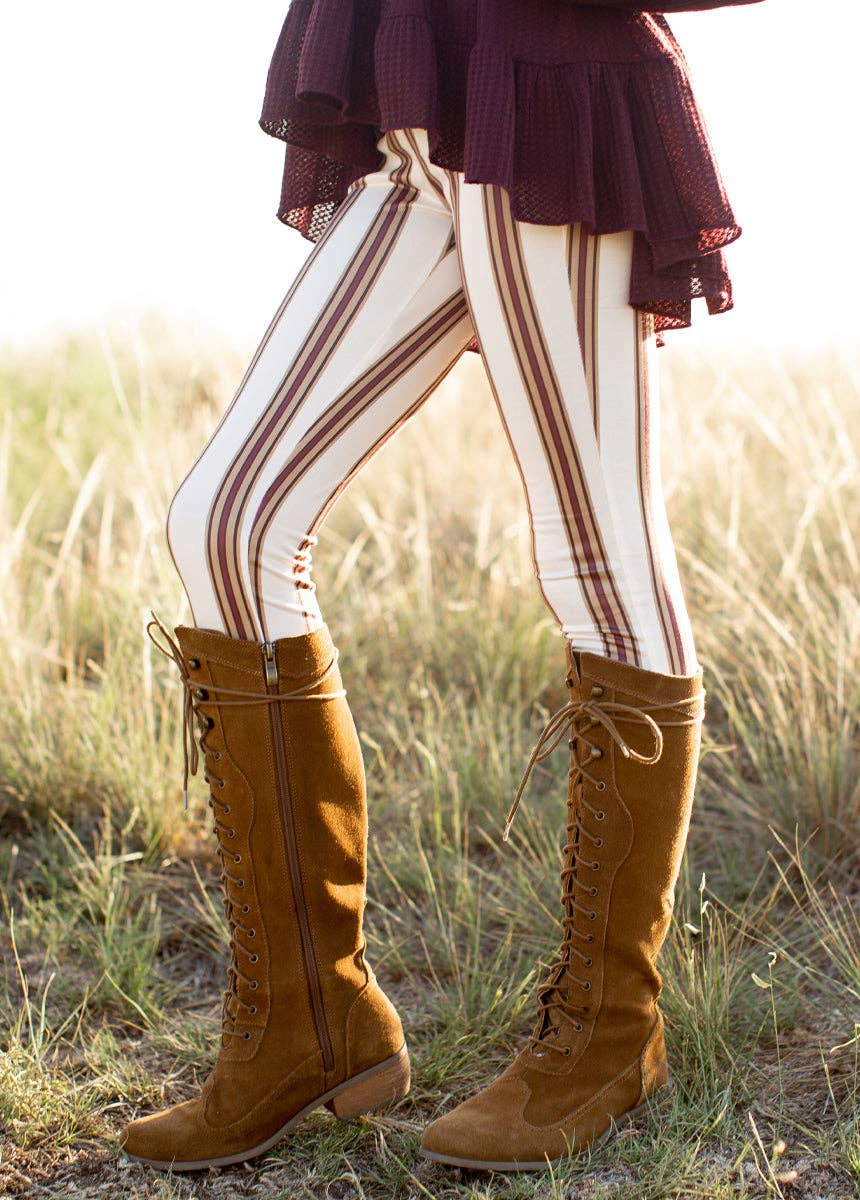 Girl's Victoria Legging in Stripe