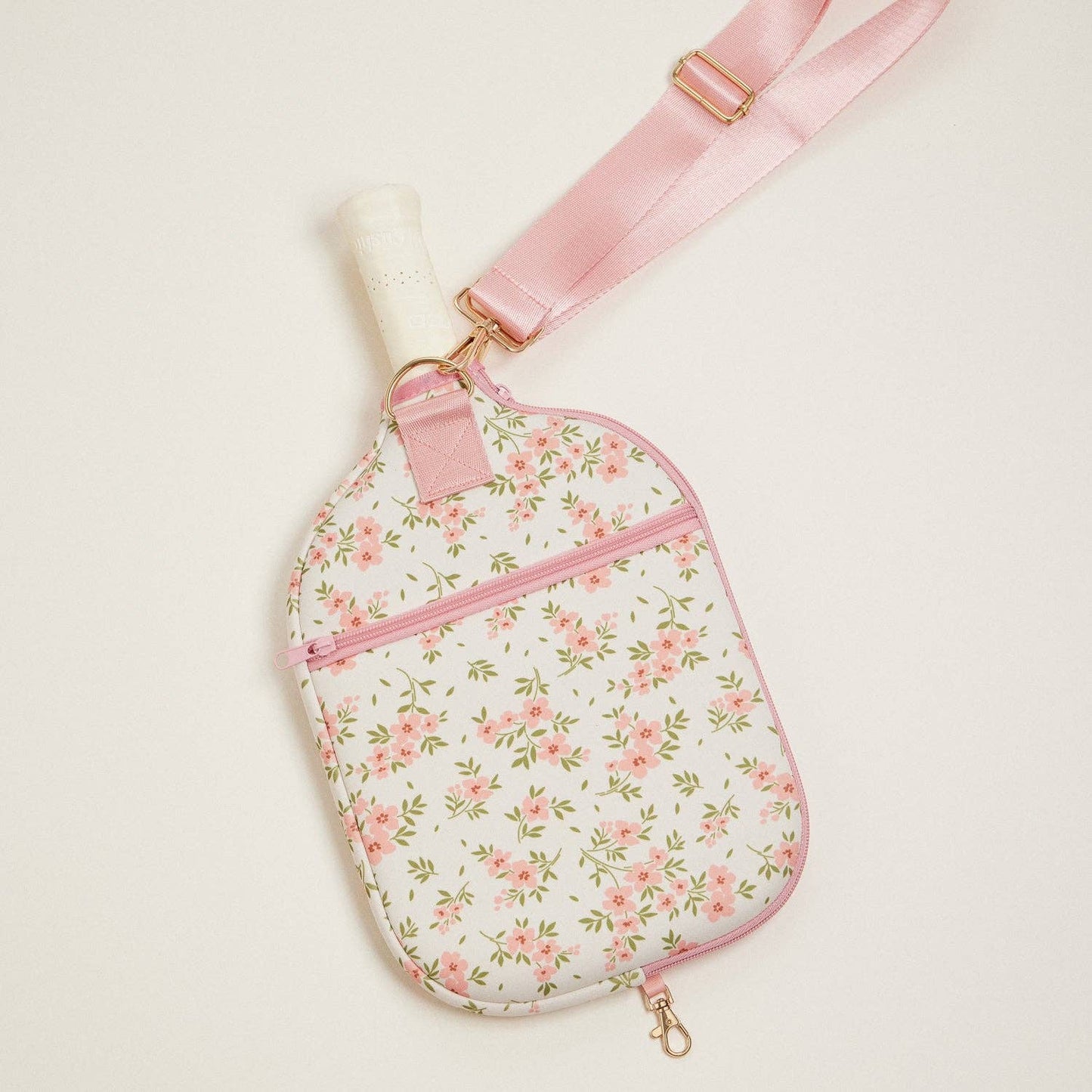 Floral Neoprene Pickleball Paddle Bag