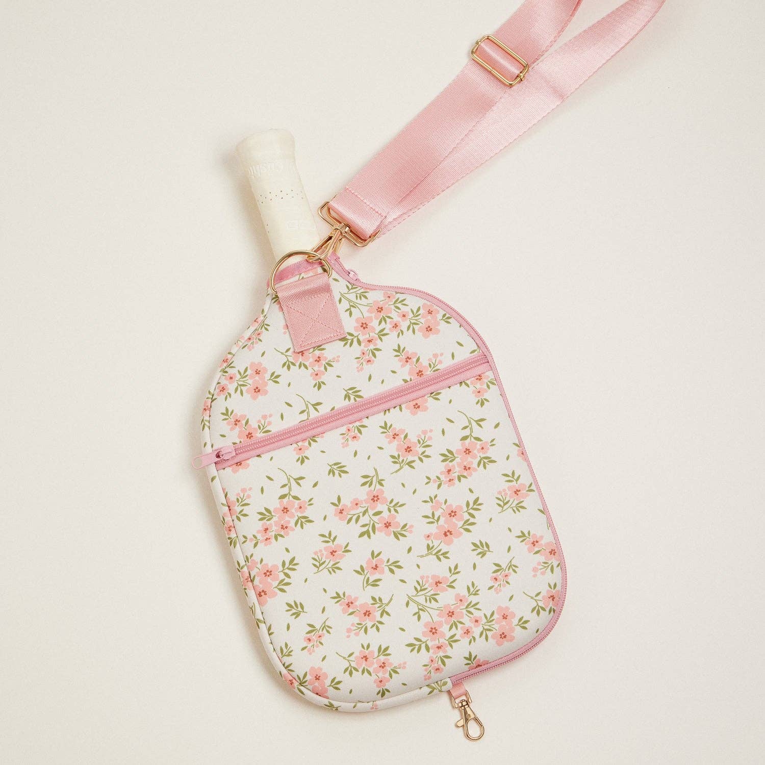 Floral Neoprene Pickleball Paddle Bag