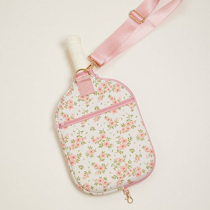 Floral Neoprene Pickleball Paddle Bag