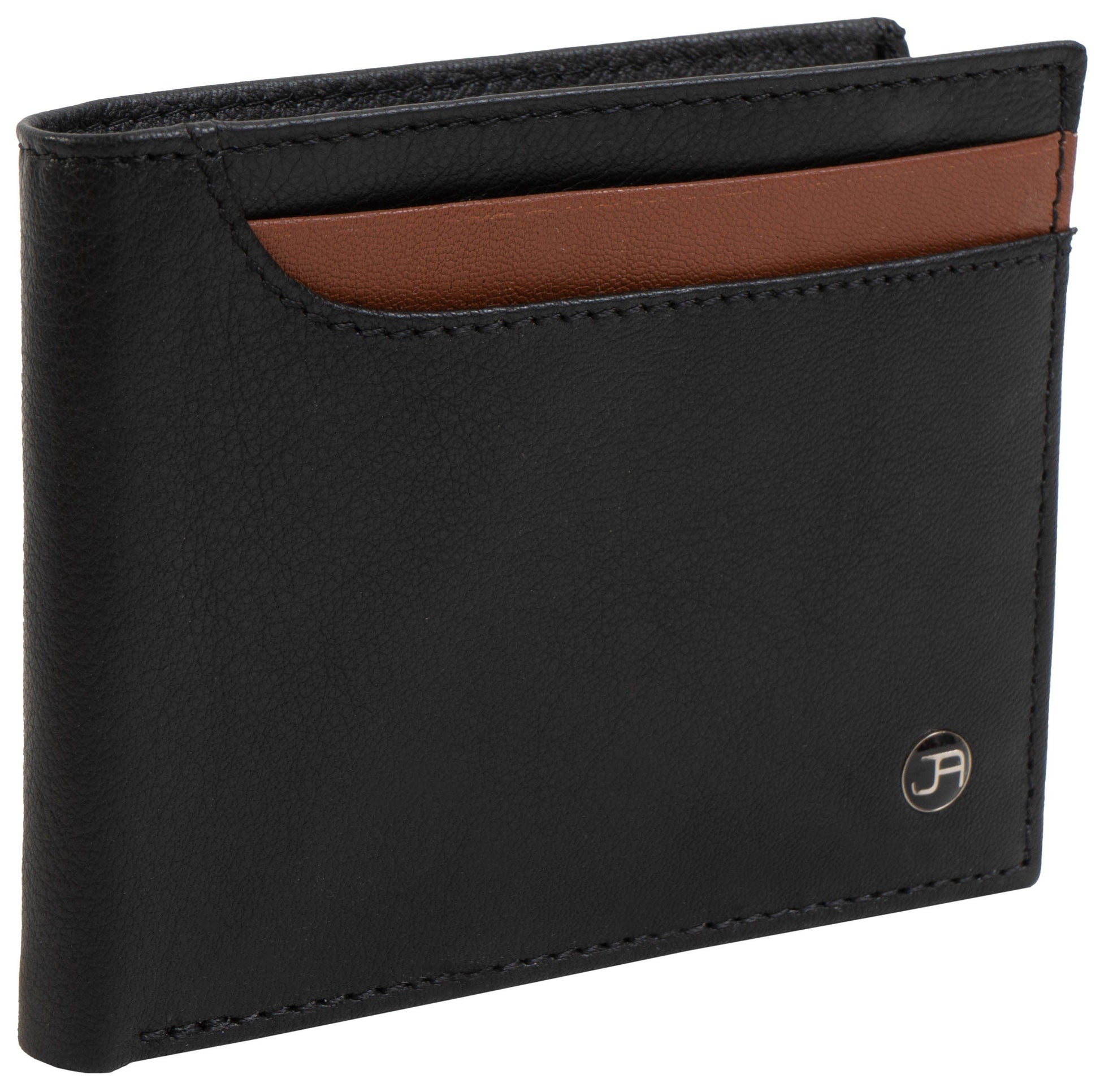 Jack Abrahams Goat Nappa Leather Bi-Fold Wallet