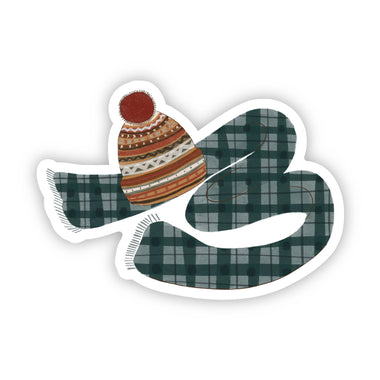 Cold Weather Hat & Scarf Sticker