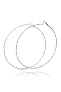 Hypo Allergenic Twisted Basic Hoop Earrings.