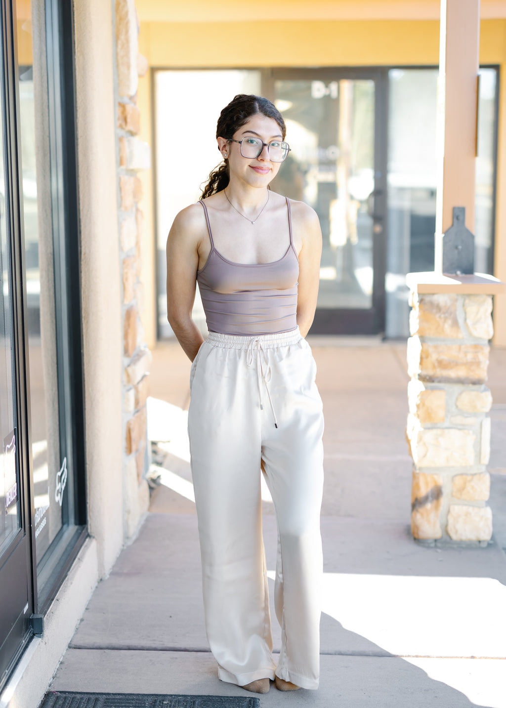 Solid Knit Camisole Tank Top