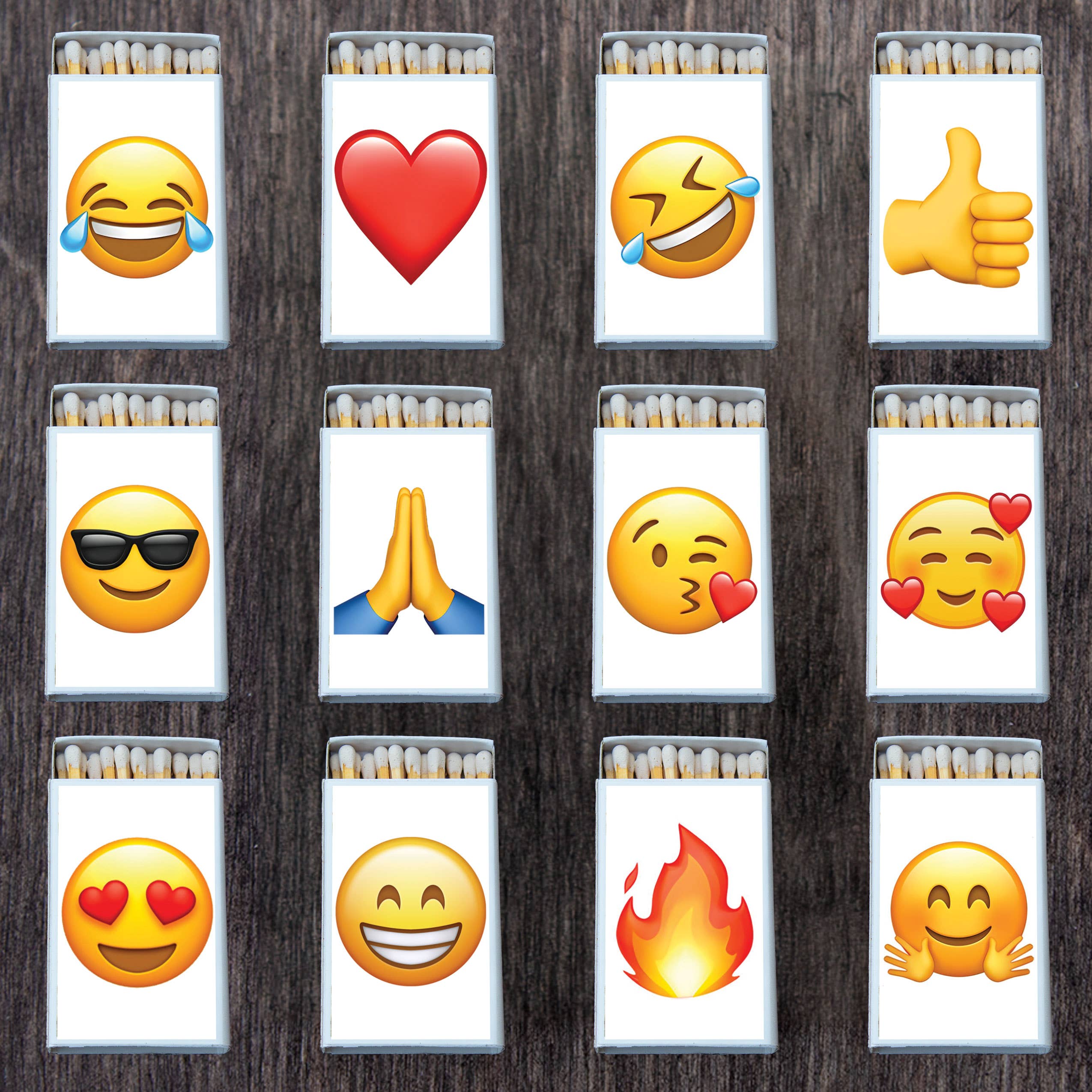 Emoji Heart Matchbox Candle Acc • Decorative Matches