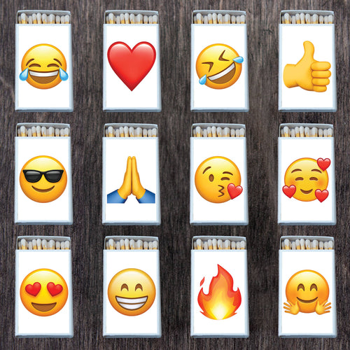 Emoji Heart Matchbox Candle Acc • Decorative Matches