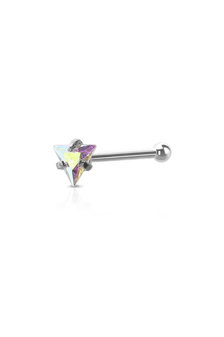 Triangle Nose Bone Stud Surgical Steel
