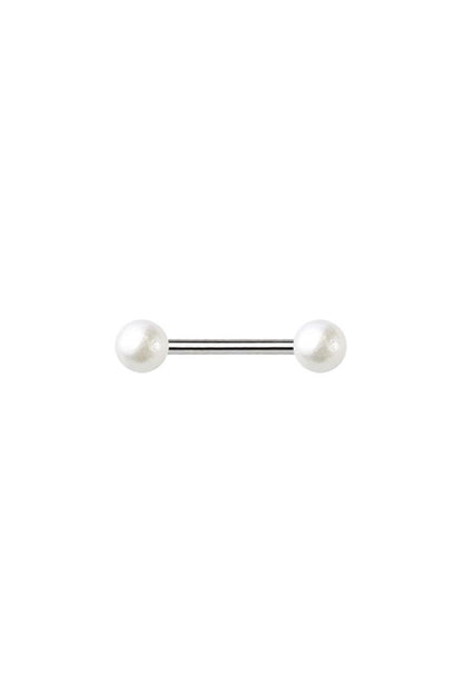 Pearl Coat Ball End Cartilage Barbell 