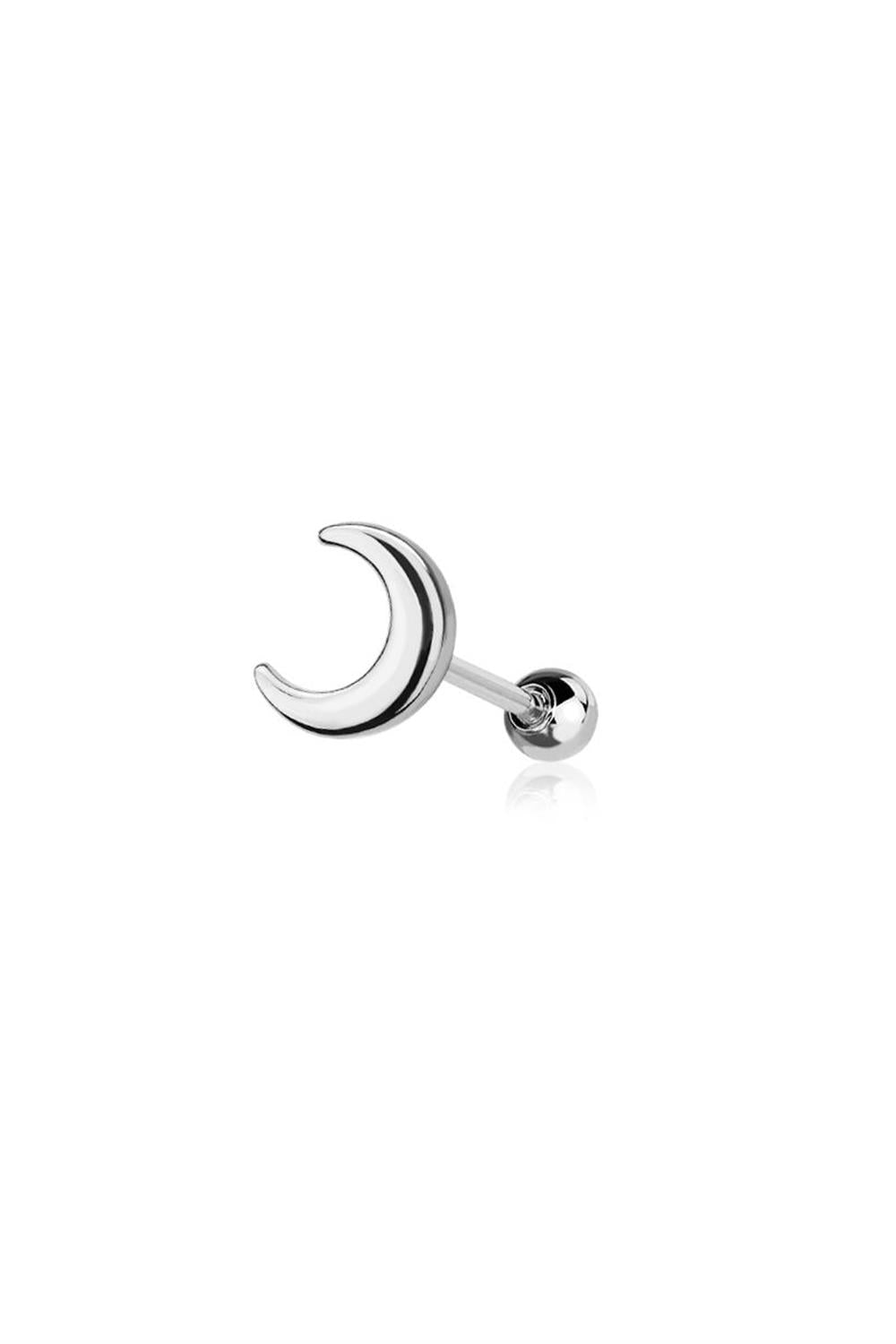Moon Top Cartilage Jewelry 