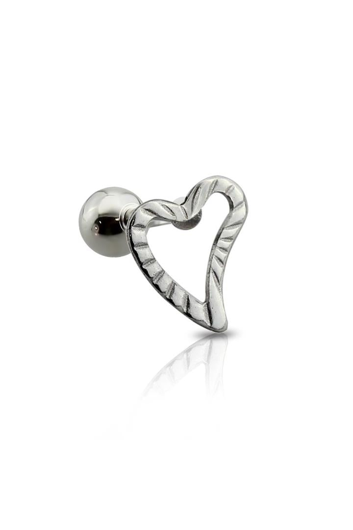 Curved Heart Cartilage/Tragus Bar