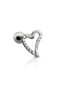 Curved Heart Cartilage/Tragus Bar