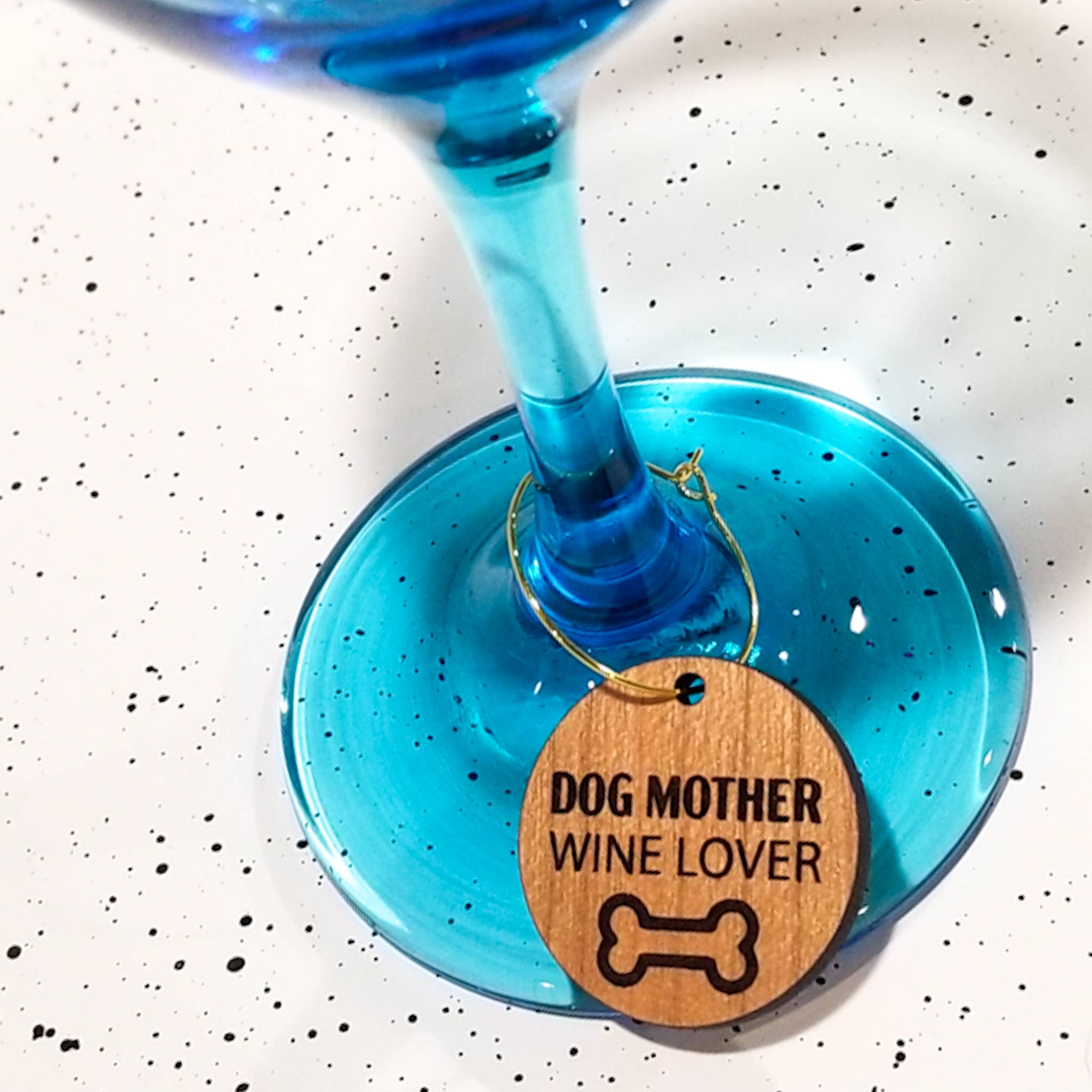 Dog Wine Charms: Cherry