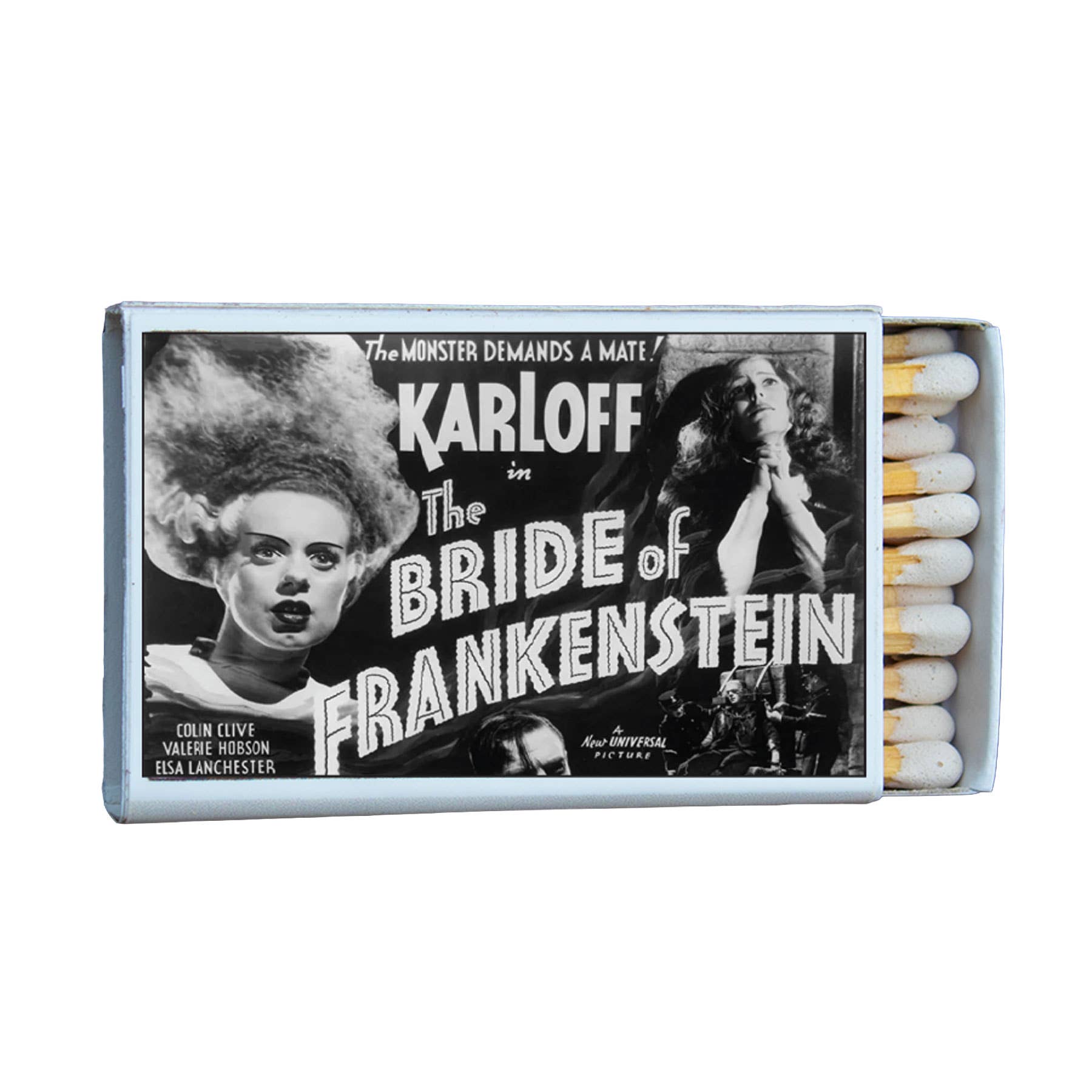 Matches • Monster Movie Poster •The Bride of Frankenstein