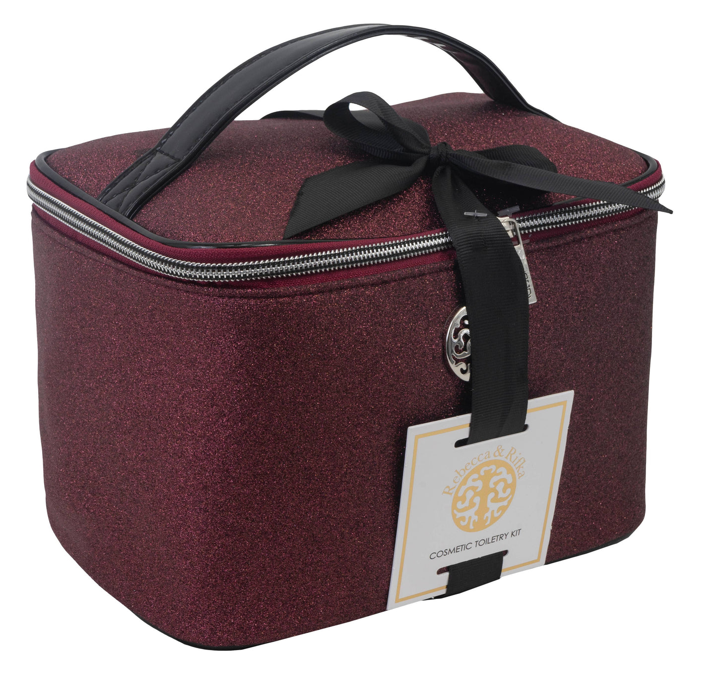 Rebecca & Rifka Glitter Train Toiletry Case