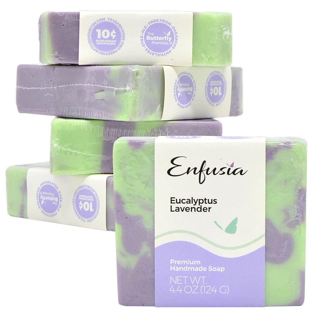 Premium Handmade Soap Bar - Eucalyptus Lavender 4.4oz