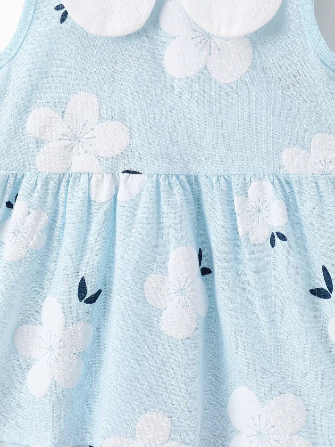 Baby Girl Peter Pan Collar Floral Dress
