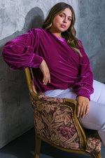 A Plus Size Velvet Top