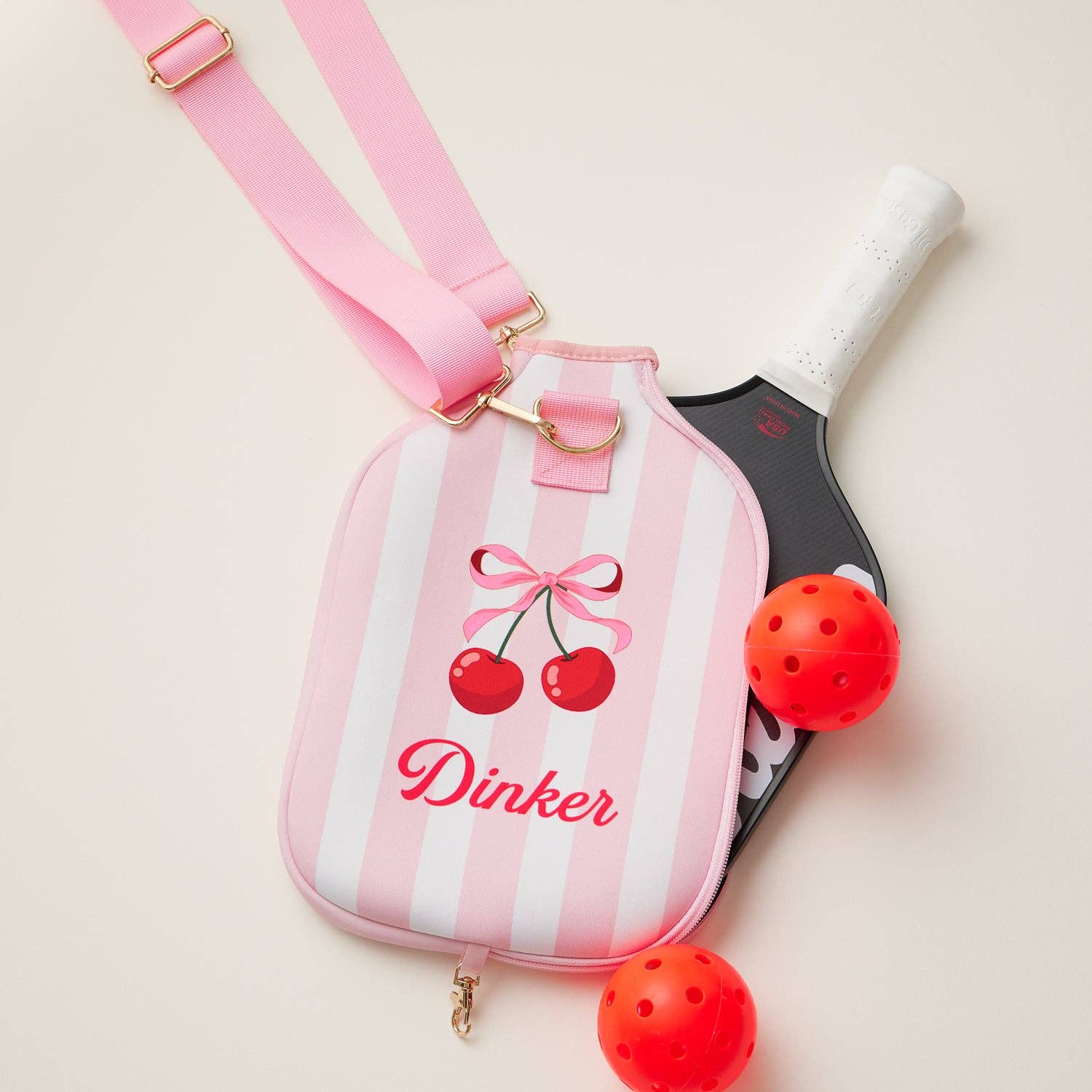 Cherry-Dinker-Neoprene-Pickleball-Paddle-Bag