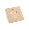 Sterling Silver & Gold Plated Lightning Bolt Stud
