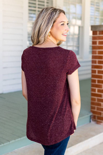 Hope's Heathered Short Sleeve Top