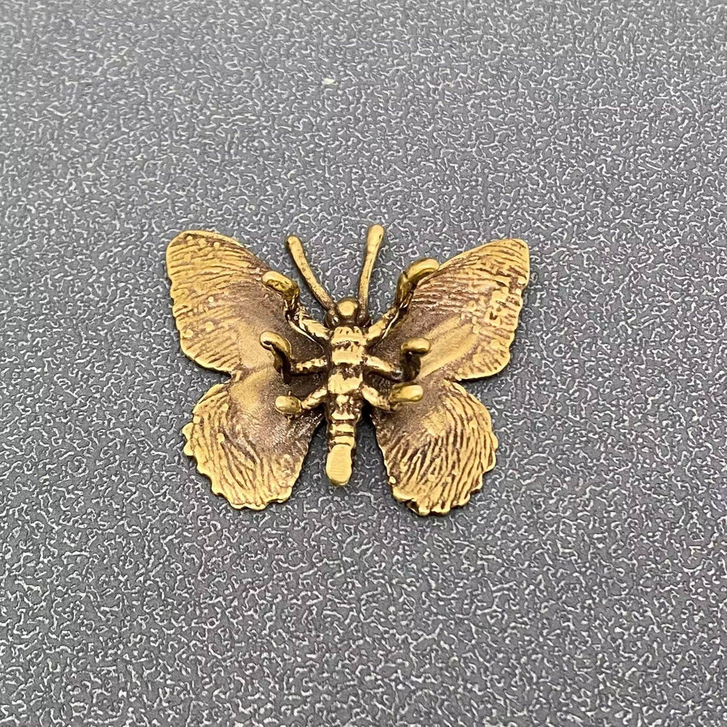Vintage Brass Butterfly Desktop Figurine