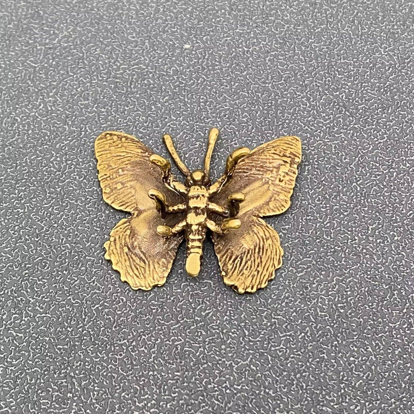 Vintage Brass Butterfly Desktop Figurine