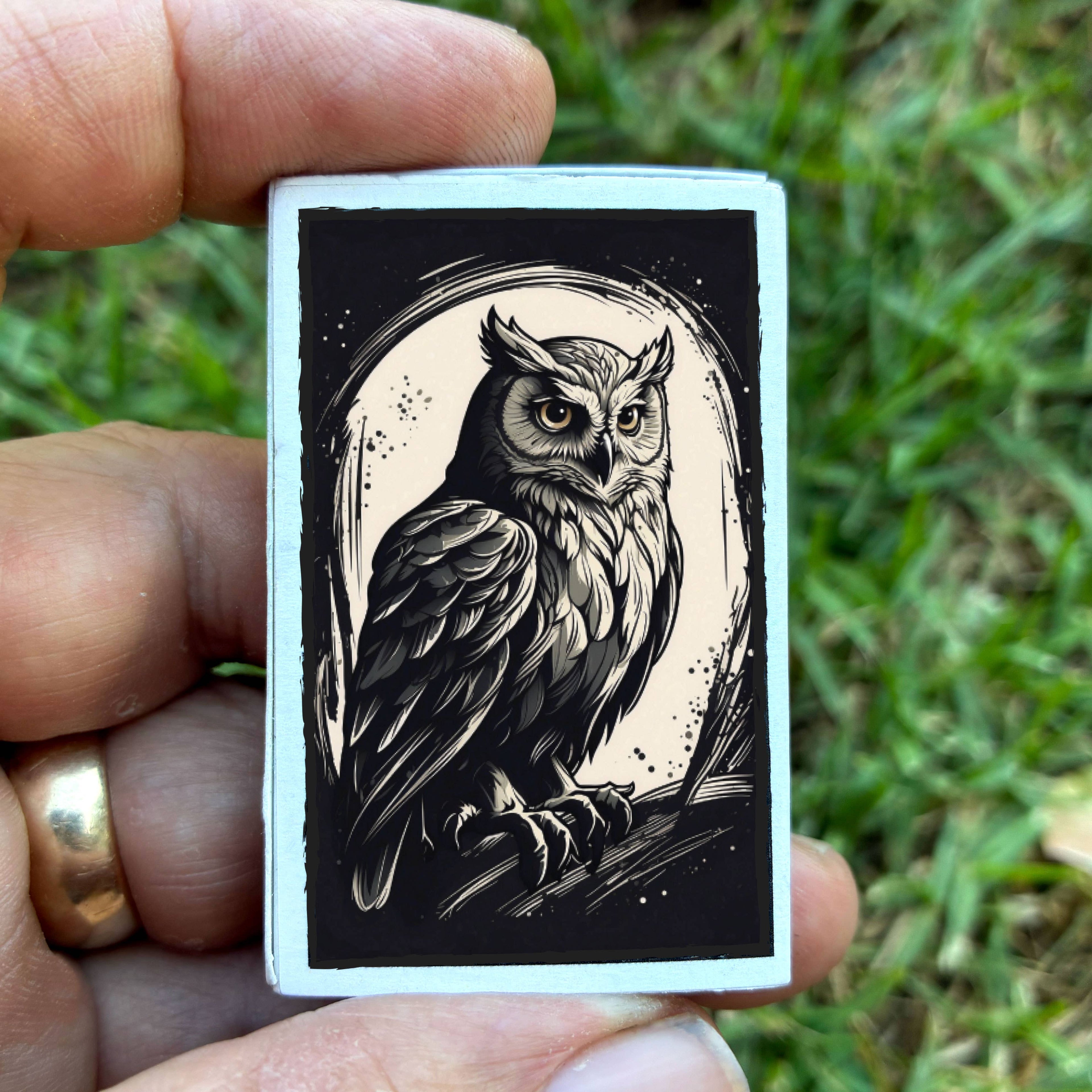Matches • Owl and Moon • Home Decor for Candles and Incense