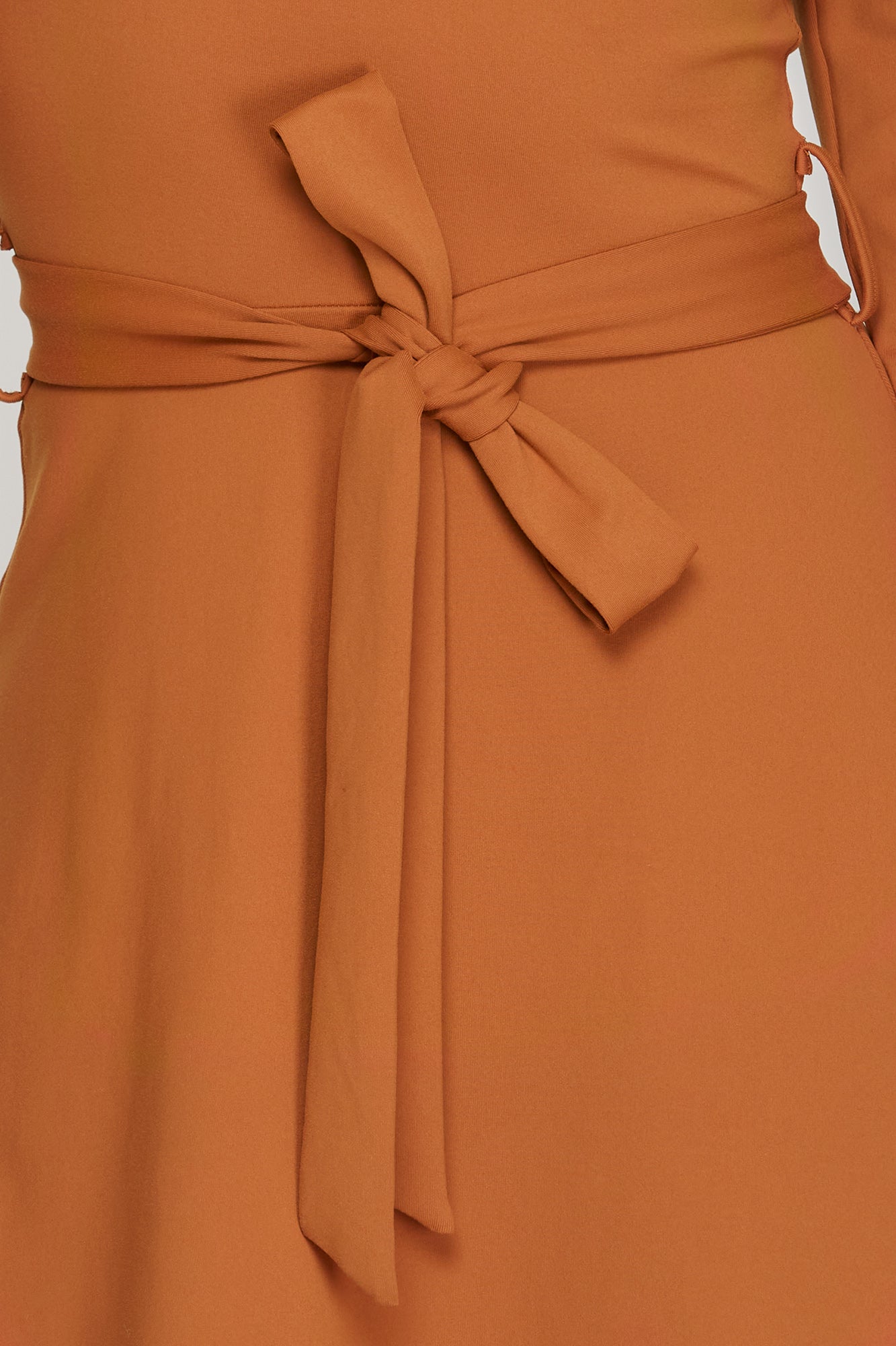 Cinnamon Square Neck Fit & Flare Dress