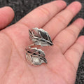 Antique-Inspired Silver Leaf Wrap Ring