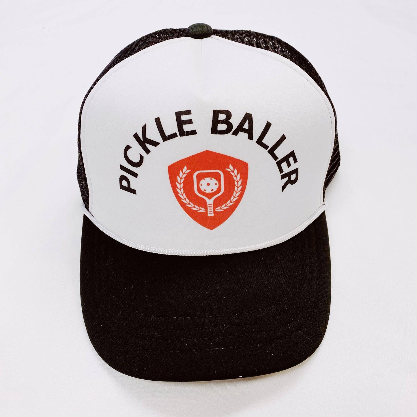Sporty Trucker Ball Cap: Pickle Baller