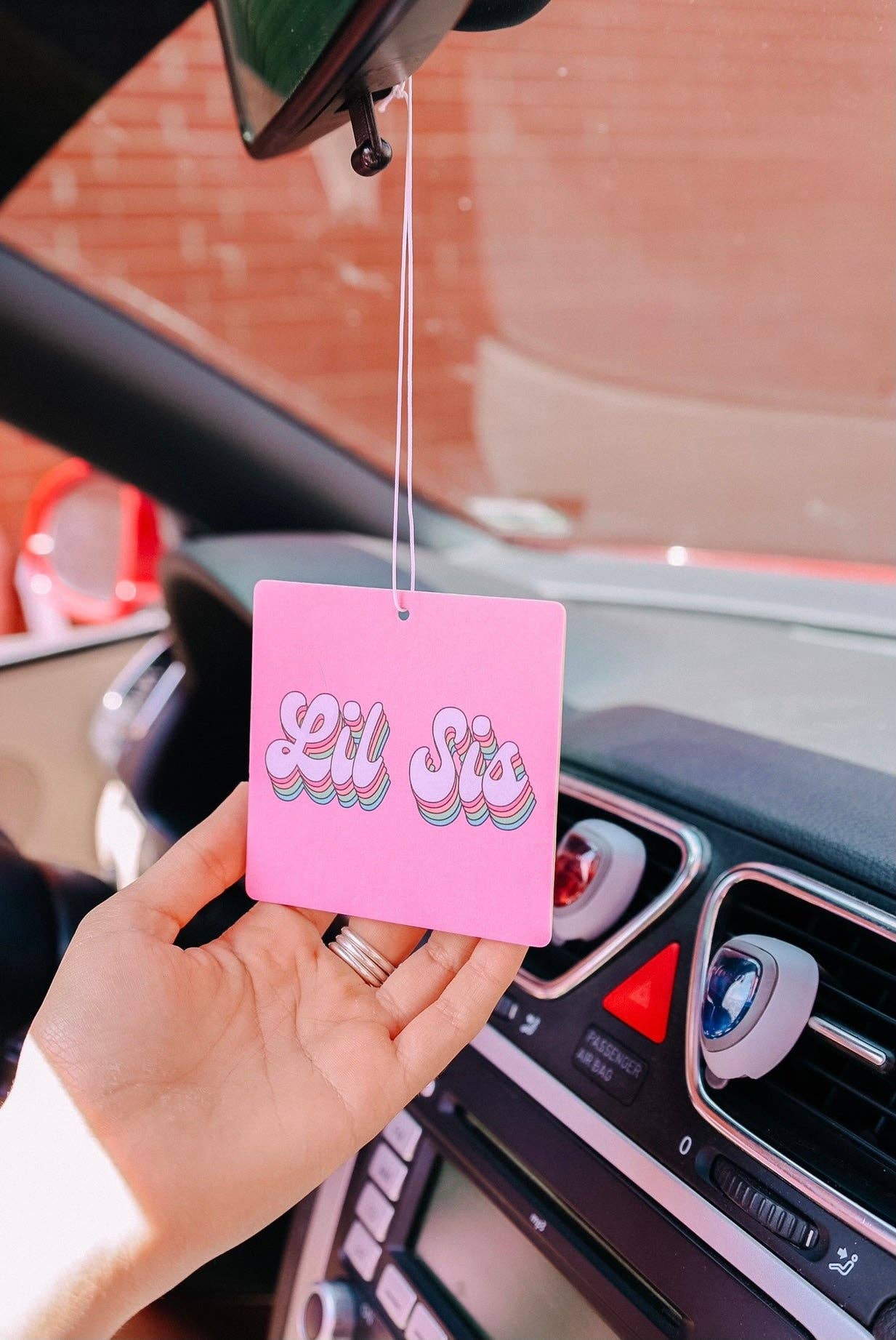 Big Sis Lil Sis Car Air Freshener