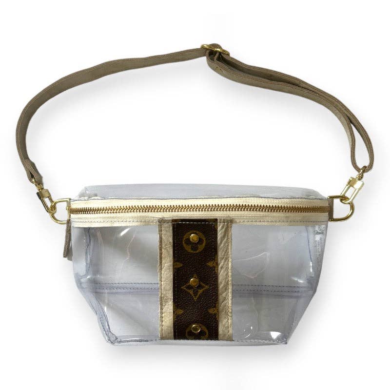Britt Belt Bag In Vinyl Vogue, Leather | Upcycled LV